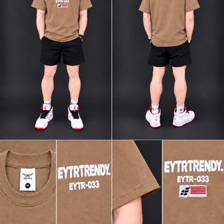 Áo Thun Nam Tay Lỡ Phom Rộng In Chữ Ngực Basic - Oversize Size M-2XL HH-PR05
