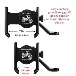 GIÁ ĐỠ ĐIỆN THOẠI KIM LOẠI GẮN XE MÁY 3312 (T50)