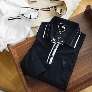 Áo Polo Vaumont dài tay nam Cotton Cao cấp.
