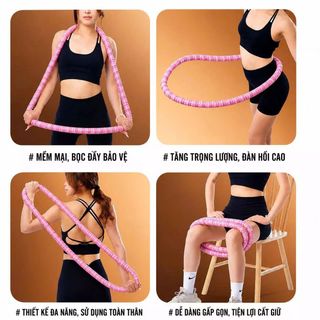 VÒNG LẮC EO LÒ XO DỆT CAO CẤP 2.5KG (T10)