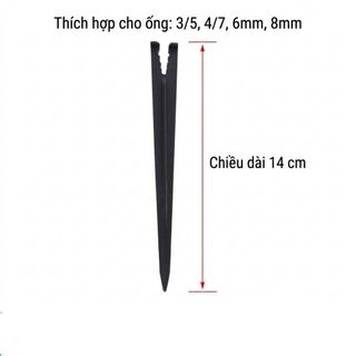 Giá đỡ ống nước cọc chữ Y 14cm