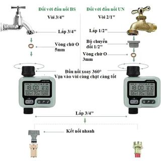 Bộ van hẹn giờ tưới nước tự động HCT-322