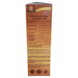 Cà phê Laura Coffee Nhật Kim Anh vị Đông trùng hạ thảo hộp 180g (10 gói nhỏ 18g) (Đã gồm Ship)