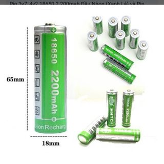 Pin tiger đầu bằng 3,7v