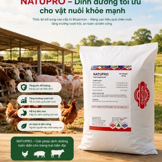 NATUPRO - hỗn hợp 4 men vi sinh cho vật nuôi