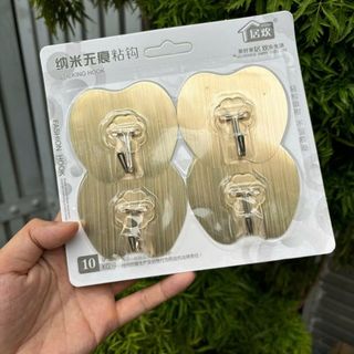 Móc dán tường hình quả táo ( Set 4 cái )