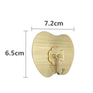 Móc dán tường hình quả táo ( Set 4 cái )