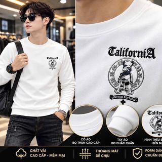 áo nam thêu gấu tay dài - chuyên hàng shoppee - tiktok