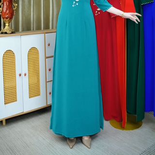 ÁO DAÌ ĐÍNH KẾT THỦ CÔNG