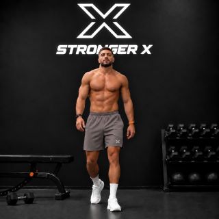 Quần Đùi 2 Lớp Thể Thao Stronger X. Quần Đùi 2 Lớp Form ngắn trên gối.