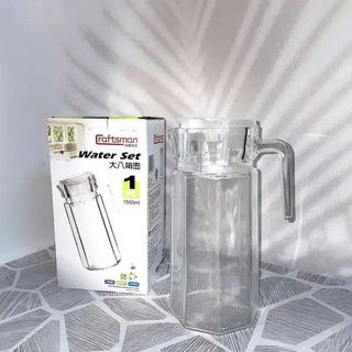 BÌNH NƯỚC THUỶ TINH LỤC GIÁC 1,1 Lít EH1003-2 (T12)