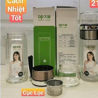 BÌNH THUỶ TINH LỌC TRÀ CAO 21cm - 260ML DP8256 (T50)