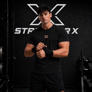 Áo Thun Thể Thao Stronger X. Chất thun Poly ( Thun Lạnh ) .