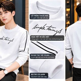 áo in chữ SIMPLE THINGS 5 MÀU SIÊU ĐẸP