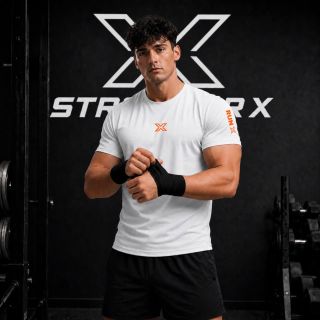 Áo Thun Thể Thao Stronger X.  Chất thun Poly ( Thun Lạnh ) chính phẩm dày dặn co giãn 4 chiều , vải mềm mịn.