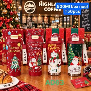 Côc giữ nhiệt noel
