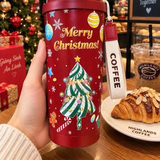 Côc giữ nhiệt noel