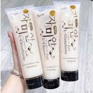 Gel tẩy tế bào chết - Hàn Quốc hạt cát chứa L-Glutathione, sữa và muối biển giúp làn da trở nên mịn màng và trắng sáng