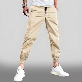 SỈ QUẦN JOGGER KAKI NAM NỮ FORM 40-75KG VẢI KHÔNG CO GIÃN