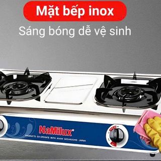 BẾP GAS ĐÔI INOX NAMILUX NA-705AXM
