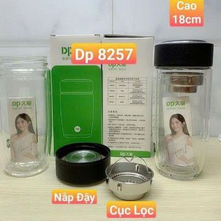 BÌNH THUỶ TINH LỌC TRÀ CAO 18cm - 400ML DP8257 (T50)