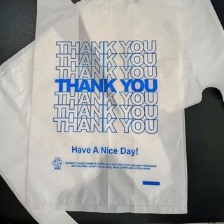 túi 2 quai có in chữ thank you đủ màu, đựng quần áo, đựng đồ tạp hóa, mĩ phẩm