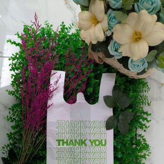 túi 2 quai có in chữ thank you đủ màu, đựng quần áo, đựng đồ tạp hóa, mĩ phẩm