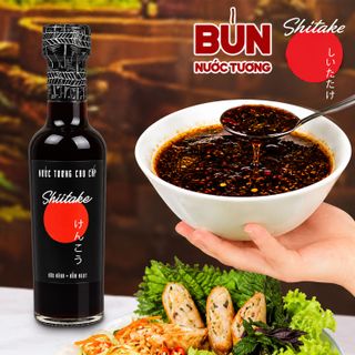 [Combo 3 Chai 250ML] Nước Tương Cao Cấp Shiitake Làng Chài Xưa Tự Nhiên Lên Men Từ Nấm Ngọt Và Đậu Nành