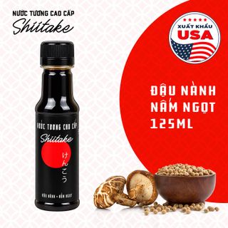 [125ML] NƯỚC TƯƠNG CAO CẤP SHIITAKE CHAI NHỰA 125ML - LÀNG CHÀI XƯA