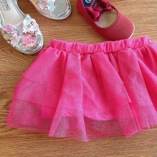(0-3Y, tách 20c trộn) Chân váy xòe mềm bé gái (có lót cotton / chip đùi)