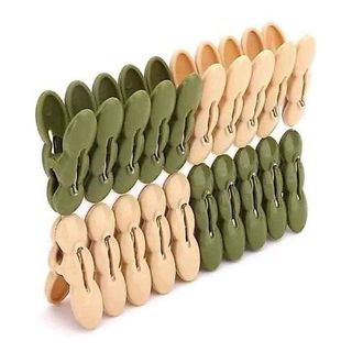 SET 20 MÓC KẸP QUẦN ÁO NHỰA HÌNH CỦ LẠC (T144)