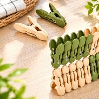 SET 20 MÓC KẸP QUẦN ÁO NHỰA HÌNH CỦ LẠC (T144)