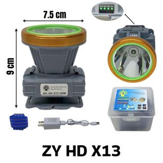 ĐÈN PIN ĐỘI ĐẦU SIÊU SÁNG 150W ZY HD X13