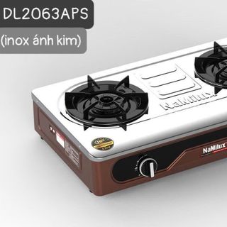 BẾP GAS ĐÔI NAMILUX DL2063APS - MẶT INOX ÁNH KIM