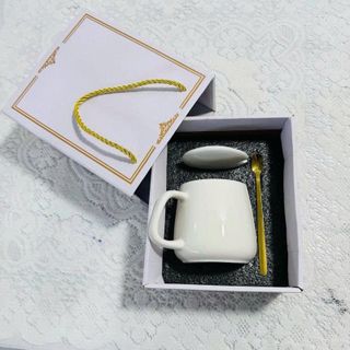 Bộ Bếp Ly Sứ Trắng Có Nắp Hâm Nóng (THÙNG 42B)