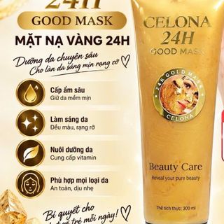 Gel Mặt Nạ Lột Collagen Vàng & Tảo Biển CELONA Tuýp 300ml Giúp Mờ Thâm , Cấp Ẩm