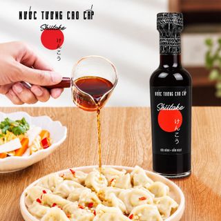 [Combo 2 Chai 250ml] Nước Tương Cao Cấp Shiitake Làng Chài Xưa Lên Men Từ Nấm Ngọt Và Đậu Nành