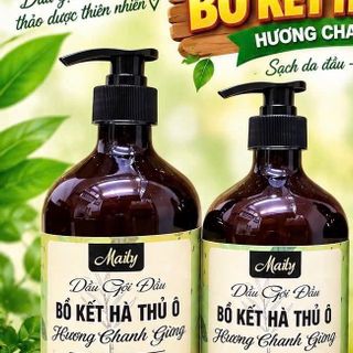 Dầu Gội Bồ Kết Hà Thủ Ô Maily 500ml, Hỗ Trợ Tóc Chắc Khỏe, Suôn Mượt, Giảm Gãy Rụng