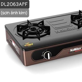 BẾP GAS ĐÔI NAMILUX DL2063APS - MẶT SƠN ÁNH KIM