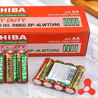 HỘP 40 VIÊN PIN 2A TOSHIBA HEAVY DUTY AA (T20)