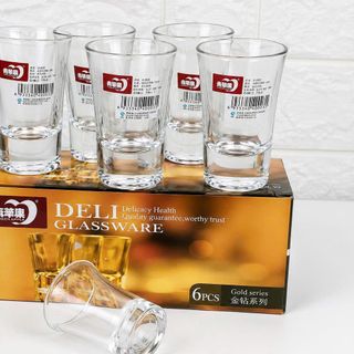BỘ 12 LY UỐNG RƯỢU DELI 35ml EY3002 (T12)