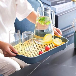 KHAY ÚP LY, CỐC ECCO HÌNH CHỮ NHẬT (T35)