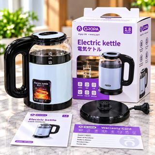 ẤM SIÊU TỐC THỦY TINH GROPA 1.8 LÍT (T16) – THIẾT KẾ HIỆN ĐẠI