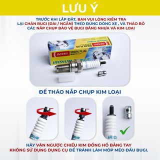 Bugi Denso Iridium IU27 chân dài cho Exciter Winner Raider MT15