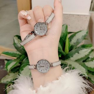 Đồng hồ nữ lắc tay phối da 5 màu Gossie Lắc Phối Da