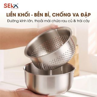Bộ Thố Và Rổ iINOX SEKA SKM25L