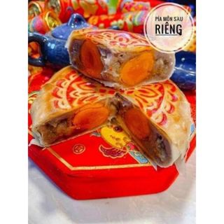 🥮 BÁNH PÍA DỪA NON MÔN ĐẬU SẦU RIÊNG 8 TRỨNG MUỐI – HỘP 550G