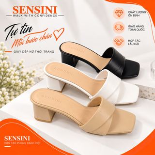 Dép cao gót nữ size 35–43 quai bản gấp gót vuông 5cm da mềm HN3083 – sỉ từ 5 đôi/màu