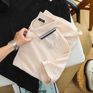Polo Vaumont.  Chất liệu vải len gân dày dặn, co giãn nhẹ.