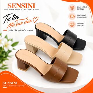 Dép cao gót nữ size 35–43 quai bản ngang gót vuông 5cm da mềm HN3059 – sỉ từ 5 đôi/màu